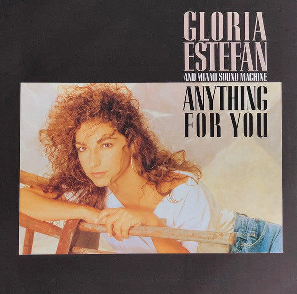 Miami Sound Machine - Anything For You (LP) Vinyl LP Vinyl Very Good (VG) <br> Hoes Good Plus (G+)