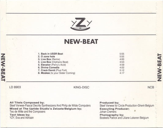 YZY - New Beat (CD) Compact Disc Goede Staat "VINYLSINGLES.NL"