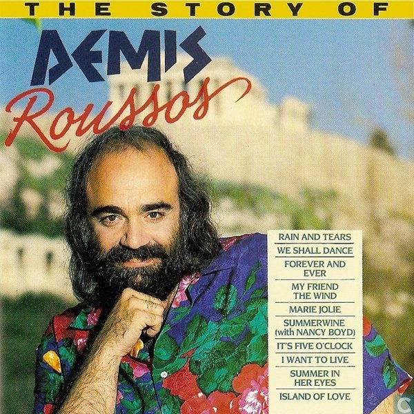 Demis Roussos - The Story Of Demis Roussos (LP) Vinyl LP Vinyl Very Good (VG) <br> Hoes Good Plus (G+)