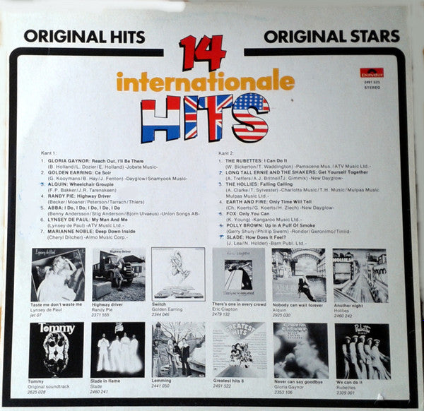 Various - ** Internationale Hits (LP) Vinyl LP Vinyl Very Good (VG) <br> Hoes Good Plus (G+)