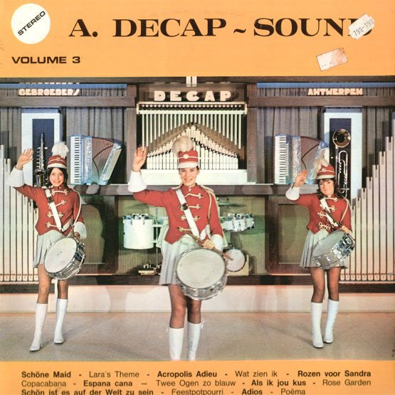 Decap Organ Antwerp - A. Decap - Sound Volume 3 (LP) Vinyl LP