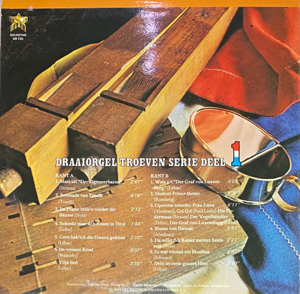 Draaiorgel De Turk - De Turk (LP) Vinyl LP Vinyl Very Good (VG) <br> Hoes Good Plus (G+)