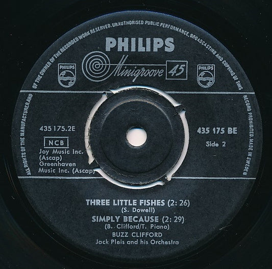 Buzz Clifford - Baby Sittin' Boogie Vinyl Singles EP Vinyl Zeer Goed / Hoesje Generic "VINYLSINGLES.NL"