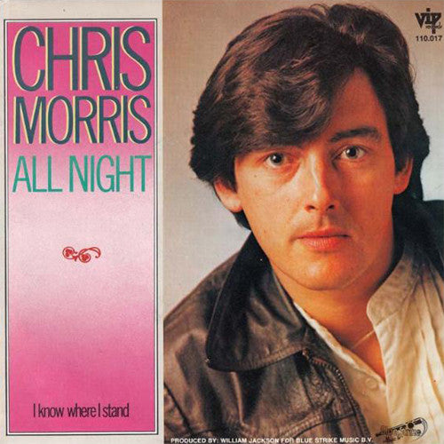 Chris Morris - All Night Vinyl Singles Vinyl Very Good (VG) <br> Hoes Good Plus (G+)
