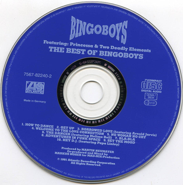 Bingoboys Featuring: Princessa & Two Deadly Elements - The Best Of Bingoboys (CD) Compact Disc Goede Staat
