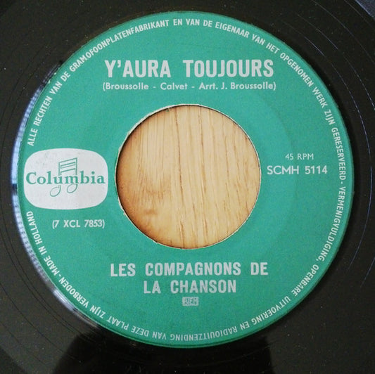Les Compagnons De La Chanson - Un Mexican Vinyl Singles Vinyl Zeer Goed / Hoesje Generic "VINYLSINGLES.NL"