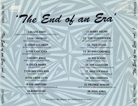 Various - 'The End Of An Era' Vol. 2 (CD) Compact Disc Goede Staat "VINYLSINGLES.NL"
