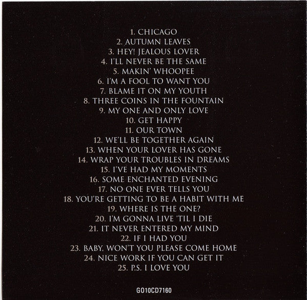 Frank Sinatra - All The Way (CD) Compact Disc Vinyl Very Good (VG) <br> Hoes Good Plus (G+)