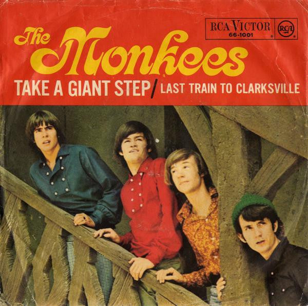 Monkees - Last Train To Clarksville Vinyl Singles Vinyl Very Good (VG) <br> Hoes Good Plus (G+)