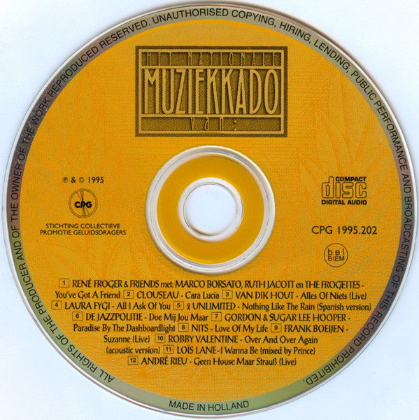 Various - Het Nationale Muziekkado 1995 (CD) 70727