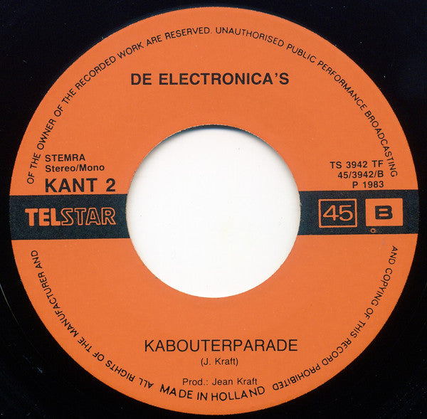 Electronica's - Wals Voor Jopie Vinyl Singles Vinyl Very Good (VG) <br> Hoes Good Plus (G+)
