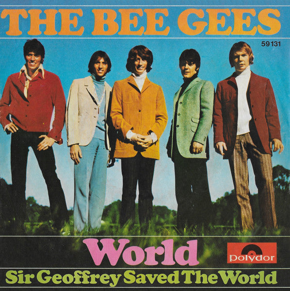 Bee Gees - World Vinyl Singles Vinyl Very Good (VG) <br> Hoes Good Plus (G+)