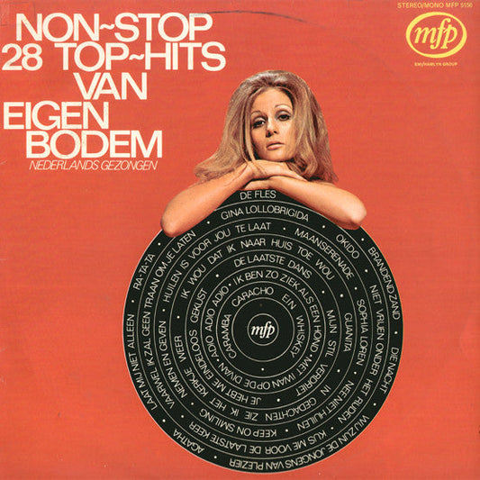 Orkest De Vrolijke Piraten - Non-Stop 28 Top-Hits Van Eigen Bodem (LP) (B) 46406 Vinyl LP Gebruikssporen!
