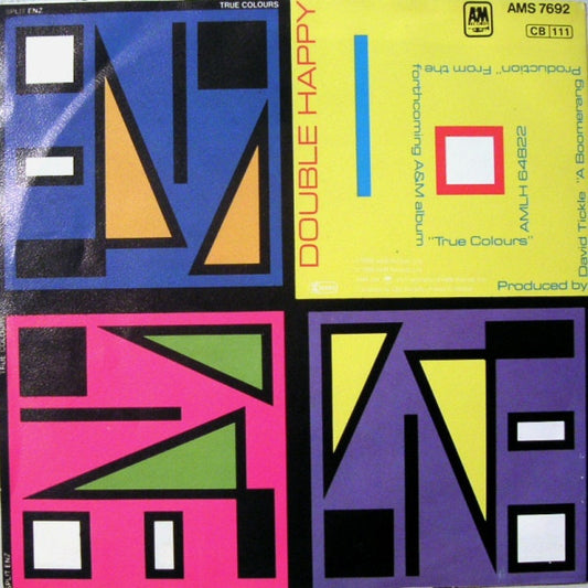 Split Enz - I Got You Vinyl Singles Vinyl Zeer Goed / Hoesje Goed "VINYLSINGLES.NL"