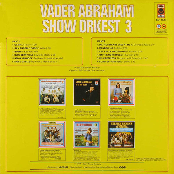 Vader Abraham Show Orkest - Vader Abraham Show Orkest * (LP) Vinyl LP Vinyl Very Good (VG) <br> Hoes Good Plus (G+)