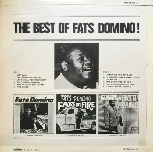 Fats Domino - The Best Of Fats Domino (LP)
