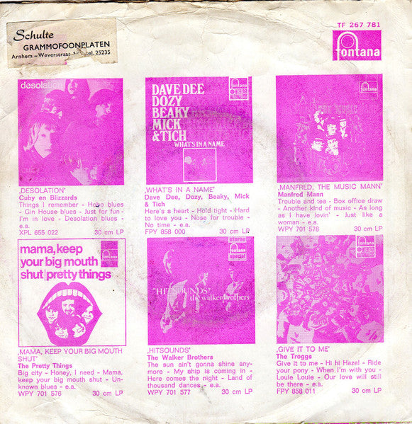 Herd - Paradise Lost Vinyl Singles Vinyl Very Good (VG) <br> Hoes Good Plus (G+)