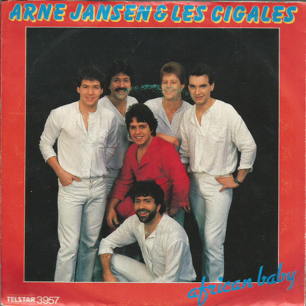 Arne Jansen & Les Cigales - African Baby (B-Keus) Vinyl Singles Vinyl Goed / Hoes Redelijk