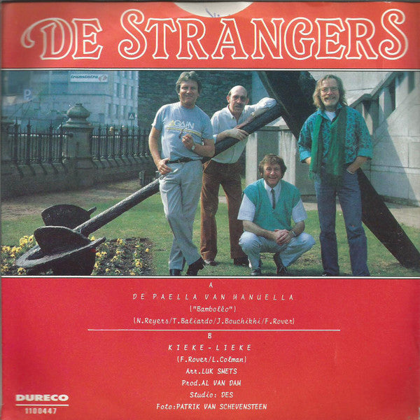 Strangers - De Paella Van Manuella Vinyl Singles Vinyl Very Good (VG) <br> Hoes Good Plus (G+)