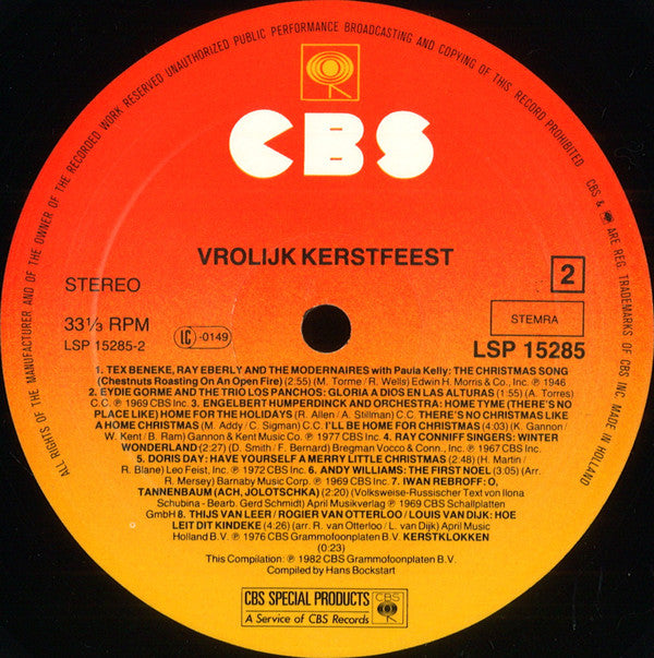 Various - Vrolijk Kerstfeest (LP) 97-48079