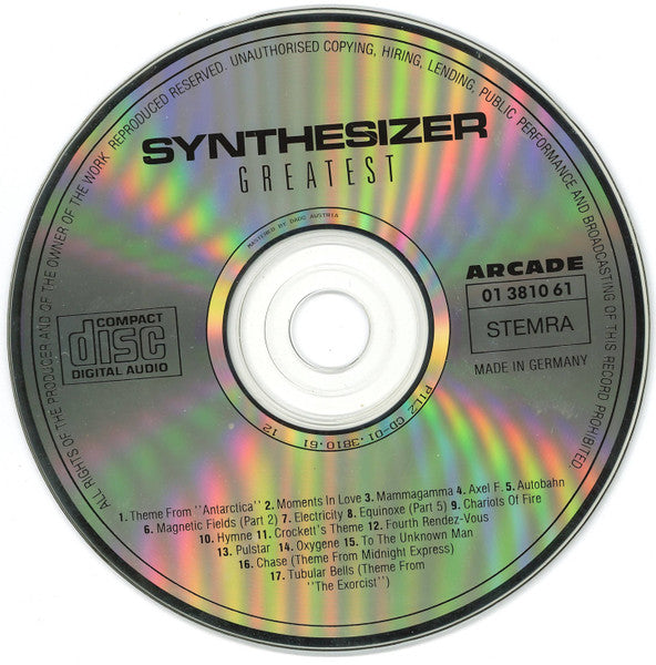 Ed Starink - Synthesizer Greatest (CD) Compact Disc Goede Staat