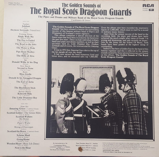 Pipes And Drums Of The Royal Scots Dragoon Guards - The Golden Sounds Of (LP) Vinyl LP Media VG+ / Sleeve G+