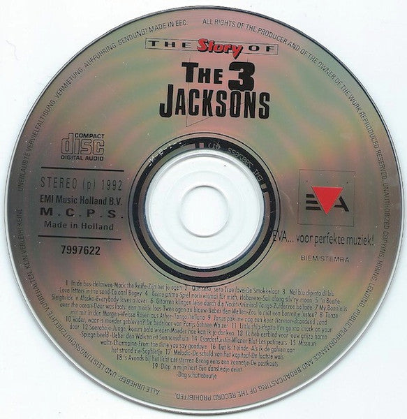 3 Jacksons - The Story Of The 3 Jacksons (CD) Compact Disc Vinyl (VG) <br> Hoes (G+)