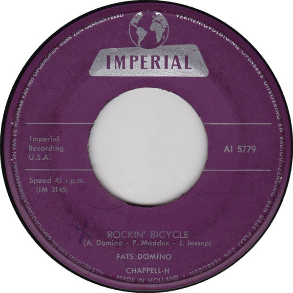 Fats Domino - What A Party Vinyl Singles Vinyl Very Good (VG) <br> Hoes Generic