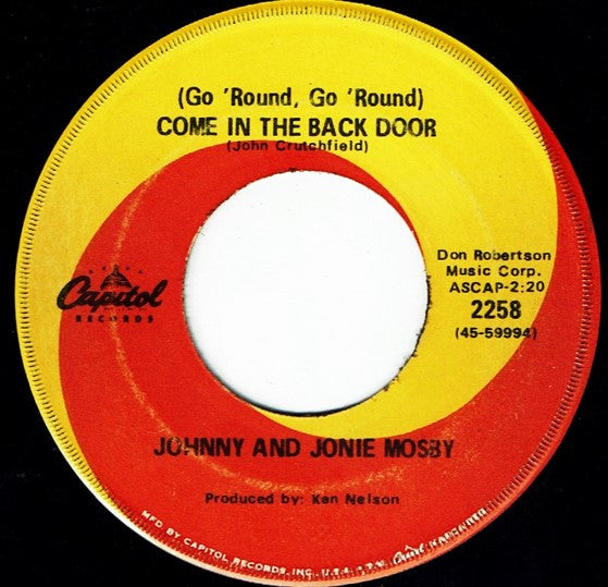 Johnny & Jonie Mosby - You Be The Mama I'll Be The Papa Vinyl Singles Vinyl Very Good (VG) <br> Hoes Generic