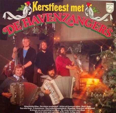 Havenzangers - Kerstfeest Met Havenzangers (LP) Vinyl LP Vinyl Very Good (VG) <br> Hoes Good Plus (G+)
