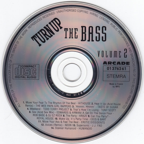 Various - Turn Up The Bass Volume * (CD) Compact Disc Goede Staat
