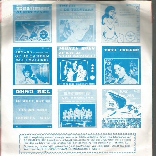 Duo X - Wij Zijn Voor Elkander Geboren Vinyl Singles Vinyl Zeer Goed / Hoesje Goed "VINYLSINGLES.NL"