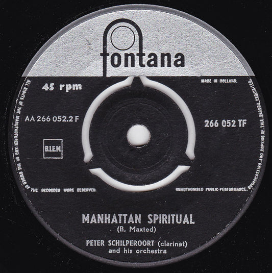 Peter Schilperoort Quintet - Petite Fleur Vinyl Singles Media: VG+ / Sleeve: G+ "VINYLSINGLES.NL"