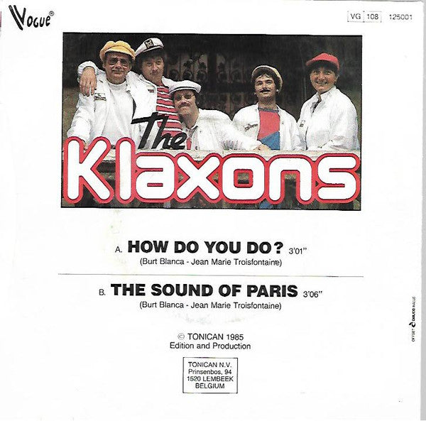 Klaxons - How Do You Do? Vinyl Singles Vinyl Very Good (VG) <br> Hoes Good Plus (G+)