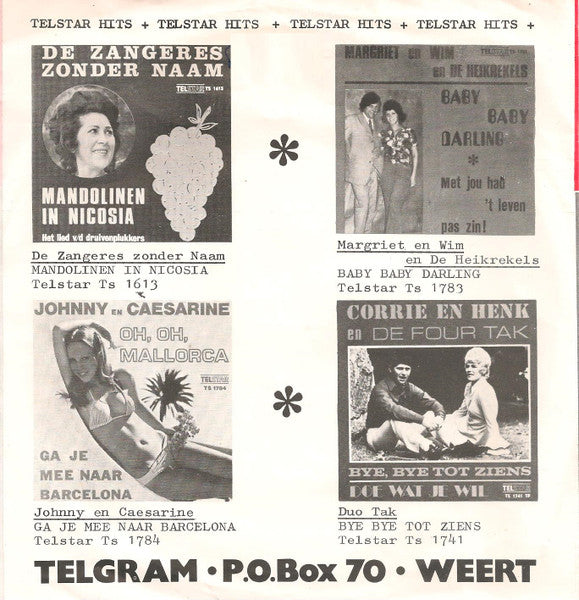 Theo & Marjan - Hé Schat (Weet Je Dat?) Vinyl Singles Vinyl Very Good (VG) <br> Hoes Good Plus (G+)