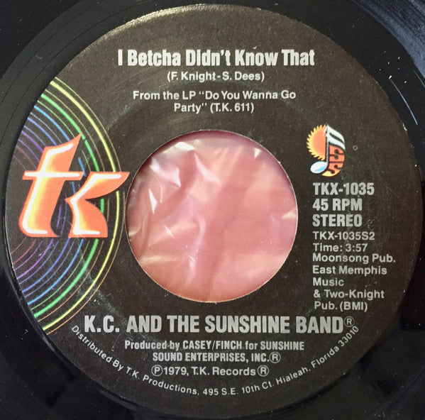KC & The Sunshine Band - Please Don't Go Vinyl Singles Vinyl Goed / Hoes Generic