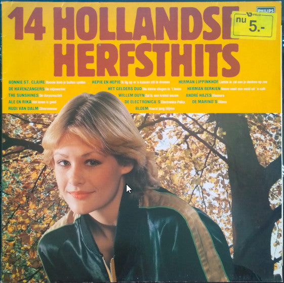 Various - 14 Hollandse Herfsthits (LP) Vinyl LP Vinyl Very Good (VG) <br> Hoes Good Plus (G+)