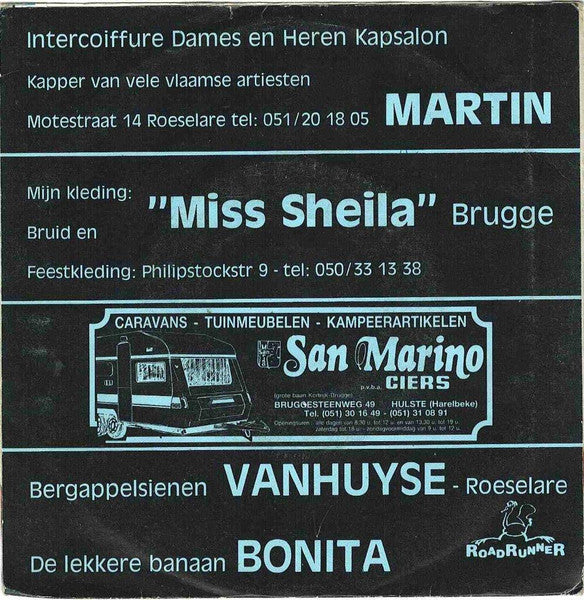 Anja Yelles - Boy Vinyl Singles Vinyl Goed / Hoes Sticker