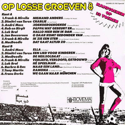 Various - Op Losse Groeven * (LP) Vinyl LP Vinyl Very Good (VG) <br> Hoes Good Plus (G+)