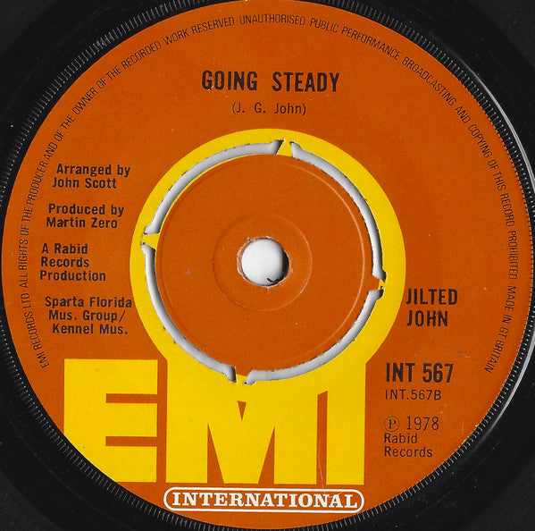 Jilted John - Jilted John Vinyl Singles Vinyl Very Good (VG) <br> Hoes Generic