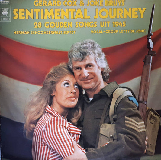 Gerard Cox & Joke Bruijs - Sentimental Journey - 28 Gouden Songs Uit 1945 (LP) 50428 Vinyl LP VINYLSINGLES.NL