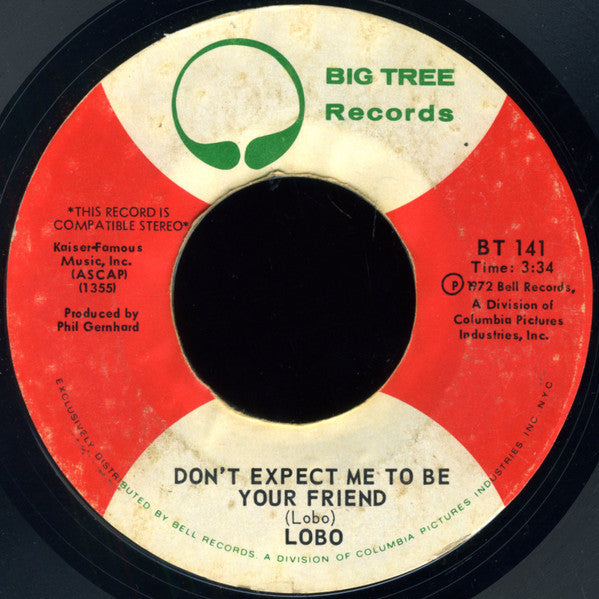 Lobo - A Simple Man Vinyl Singles Vinyl Very Good (VG) <br> Hoes Generic