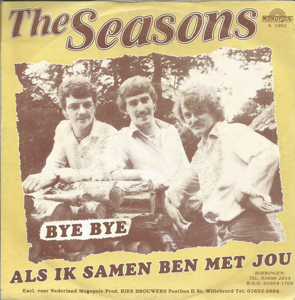 Seasons - Bye Bye Vinyl Singles Vinyl Goed / Hoes Tekst