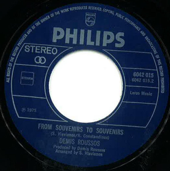 Demis Roussos - Perdoname Vinyl Singles Vinyl Goed / Hoes Generic