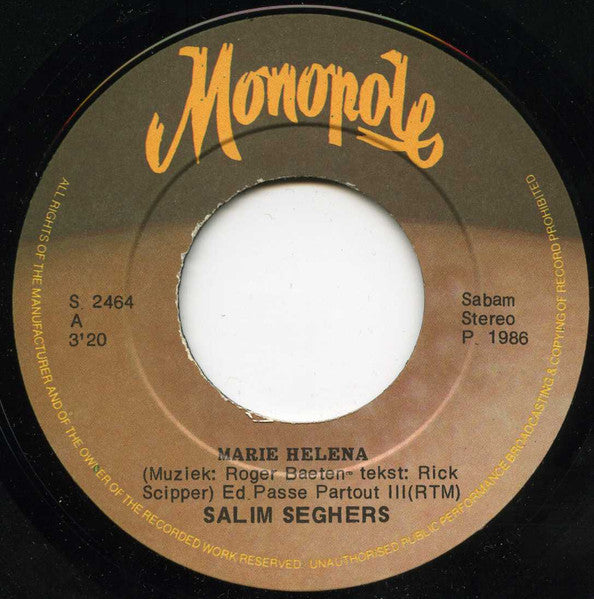 Salim Seghers - Marie Helena