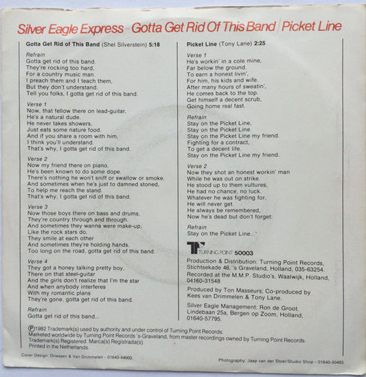 Silver Eagle Express - Gotta Get Rid Of This Band