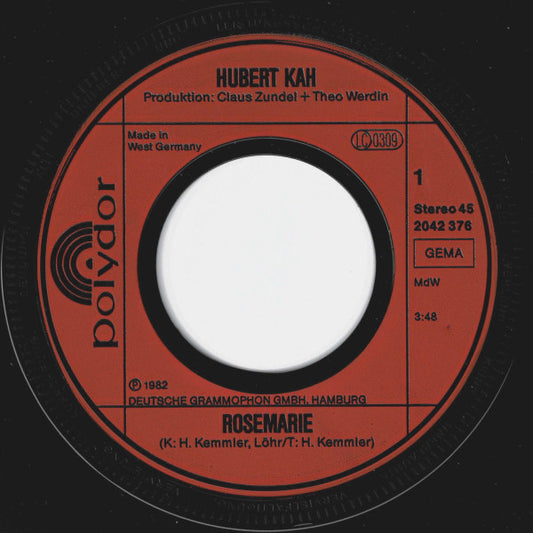 Hubert Kah - Rosemarie