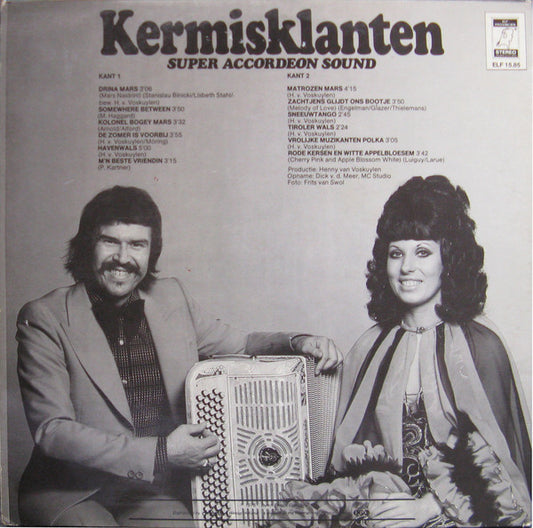 Kermisklanten - Super Accordeon Sound (LP) Vinyl LP Vinyl Zeer Goed / Hoesje Goed "VINYLSINGLES.NL"