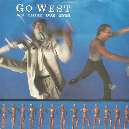 Go West - We Close Our Eyes Vinyl Singles Goede Staat