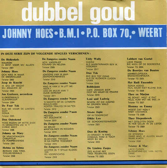 Zangeres Zonder Naam - Keetje Tippel 37465 Vinyl Singles Vinyl Zeer Goed / Hoesje Goed "VINYLSINGLES.NL"